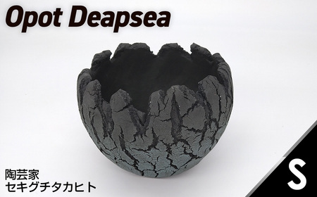 陶芸家セキグチタカヒトの植木鉢 Opot Deapsea Sサイズ No.167