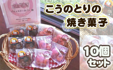 No.510 こうのとりの焼き菓子　10個セット