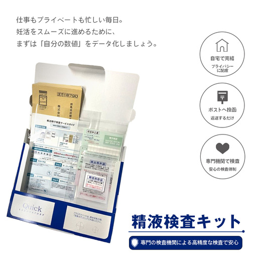 郵送　精液検査キット No.609