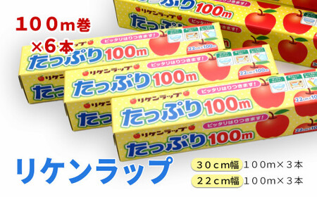 リケンラップ たっぷり??100m詰合せ(6本) [11218-0662]