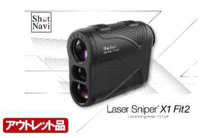 【アウトレット品】Shot Navi Laser Sniper X1 Fit2 1000＜カラー：ブラック＞　【11218-0505】