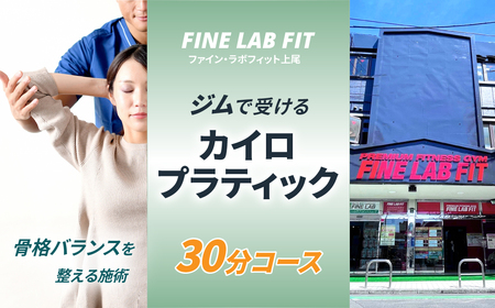 カイロプラティック施術30分 [FINE LAB FIT] | カイロプラクティック 骨格 バランス メンテナス リフレッシュ 埼玉県 上尾市
