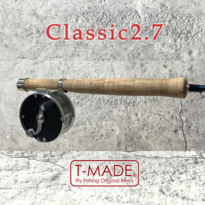 [ブラック]T-MADE Classic2.7リール 釣り リール フィッシング 渓流釣り