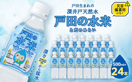 戸田の水来(とだのみらい)_飲料・ドリンク 水・ミネラルウォーター 雑貨・日用品 防災グッズ _