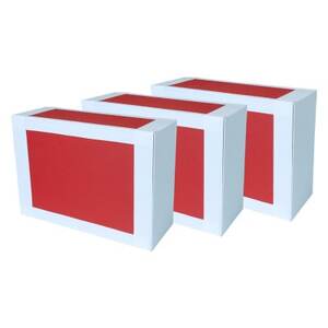 [ジャグリング]ナランハ シガーボックス イージーフィット 赤 3個セット_雑貨 _