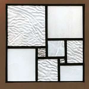 ステンドグラスのセミオーダーパネル(四角・ホワイト)