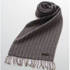 武州織技 ウールマフラー[綾ストライプ]