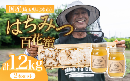 北本産 百花はちみつ 600g×2瓶 根津ぶんぶーん農園 | 蜂蜜 国産 蜂蜜 国産 蜂蜜 国産 蜂蜜 国産 蜂蜜 国産 埼玉県 北本市