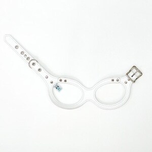 メガネハーネス【3S+サイズ】ホワイト(本革製)kazama standard【1400820】