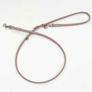 丸めリード[Sサイズ]ローズグレージュ(本革製)kazama premium