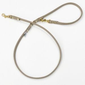 丸めリード[Sサイズ]ロイヤルエトゥープ ゴールド金具 kazama premium