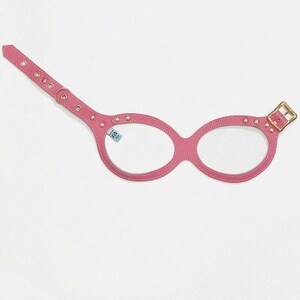 メガネハーネス[LLサイズ]フランボワーズ ゴールド金具(本革製) kazama premium