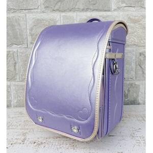 林カバン店オリジナルスプリームキューブランドセル シャインライラック×パールピーチ