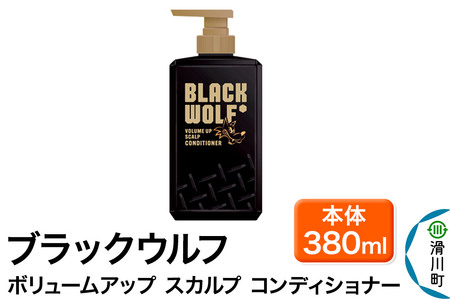 大正製薬 ブラックウルフ(BLACK WOLF) ボリュームアップ スカルプ コンディショナー 本体 380mL×1本