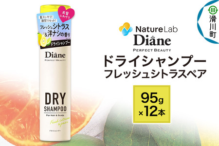Diane ダイアン パーフェクトビューティー ドライシャンプー 95g フレッシュシトラスペア×12点セット