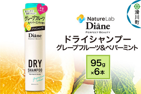 Diane ダイアン パーフェクトビューティー ドライシャンプー 95g グレープフルーツ＆ペパーミント×6点セット