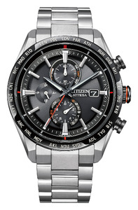 CITIZEN 光発電 エコドライブ電波 メンズ 時計アテッサ AT8189-61E