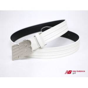 ニューバランスゴルフ　ロゴバックルベルト　メンズ　ホワイト　5982001【1588502】