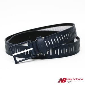 ニューバランスゴルフ レーザーカット シンセティックメッシュベルト ネイビー 012-6182002
