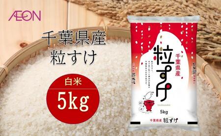 令和7年産 千葉県産 粒すけ5kg 米 お米 こめ コメ 白米 精米 ブランド米 ご飯 ごはん おにぎり お弁当