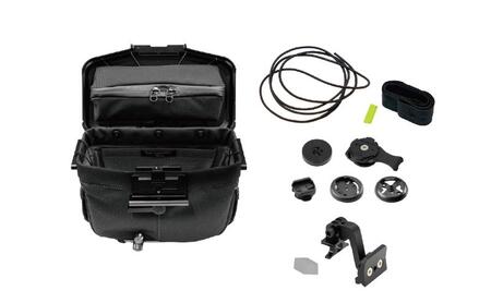 [レックマウントプラス] ライドオンバッグ (ブラック)+ブロンプトン専用ベースマウント[R+Bag-BK-BROMPTON]「Ride On Bag とベースマウント(R+B-BROMPTON)のセット品」