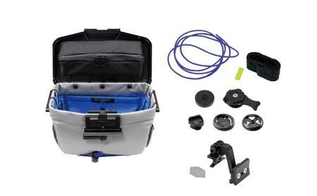 [レックマウントプラス] ライドオンバッグ (グレー)+ブロンプトン専用ベースマウント[R+Bag-GRAY-BROMPTON]「Ride On Bag とベースマウント(R+B-BROMPTON)のセット品」