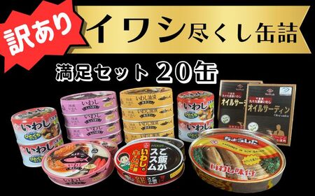 訳あり 缶詰 イワシ尽くし満足セット 7種 20缶 いわし 詰め合わせ おすすめ セレクト 人気 栄養 パスタ おつまみ 美味しい 国産 醤油 明太子 キムチ オイルサーディン キムチ煮 しょうゆ アレンジ 非常食 保存食 常備 災害 備蓄品 健康 ご飯がすすむ キャンプ アウトドア BBQ 千葉県 銚子市 銚子市観光協会 備蓄 防災