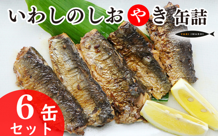 いわしのしおやき缶 6缶セット まいわし マイワシ 缶詰 魚介 国産 安心 贈答 ギフト 贈り物 夕飯 アレンジ おつまみ おかず 惣菜 美味しい 保存食 非常食 ローリングストック 長期保存 常温 青魚 健康 防災 備蓄 千葉県 銚子 鰯 イワシ 缶詰 鰯 イワシ 