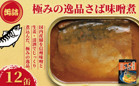 さばの味噌煮 12缶 さば