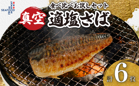 お試しセット 適塩さば 真空 個包装 鯖 6枚 適塩 昆布 純米酒