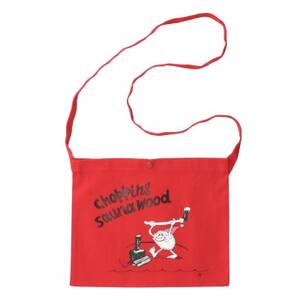 [Sea Sauna Shackオリジナル]薪割り サコッシュ レッド