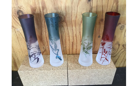 [ギフトラッピング可]がらすギャラリー童夢 一輪挿し[11106]