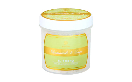 イルコルポ ミネラルバスパウダーカモミール&セージ 600g 30回分