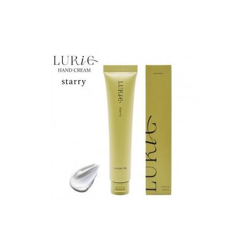 LURIC starry（ルリック スターリー）ハンドクリーム 40g 1本 手荒れ リラックス おすすめ ギフト プレゼント スズキ機工 自然な香り べたつかない 柑橘 ウッディ 森林 乾燥 