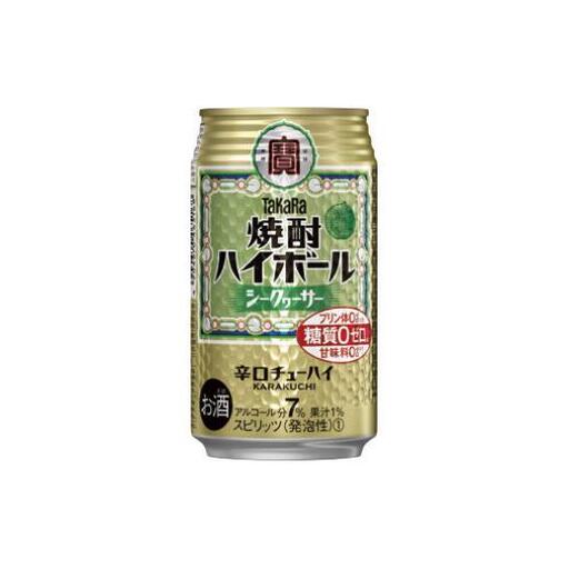 宝酒造 タカラ 焼酎 ハイボール シークヮーサー 350ml 24本 酒 サイダー割り アルコール 缶チューハイ ギフト 父の日 母の日 お酒 おすすめ 酎ハイ 7％ 辛口 甘味料ゼロ 糖質ゼロ プリン体ゼロ 1ケース 缶 栗原酒販 千葉県 松戸市