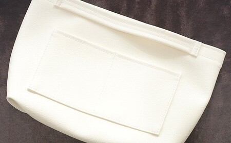 No.208-01 上質な日本製バッグインバッグ「ansac」(ホワイト)
