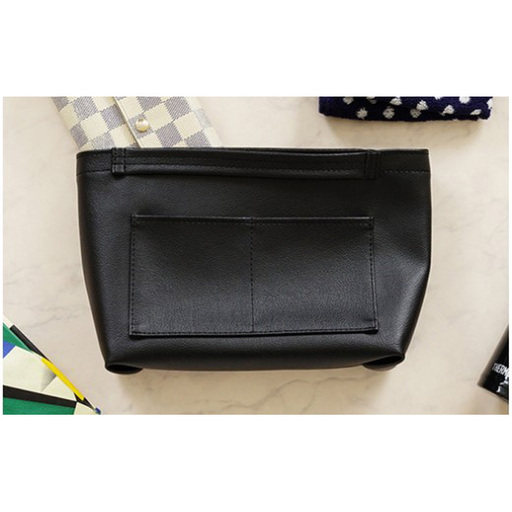 上質な日本製バッグインバッグ「ansac」（ブラック） No.208-02