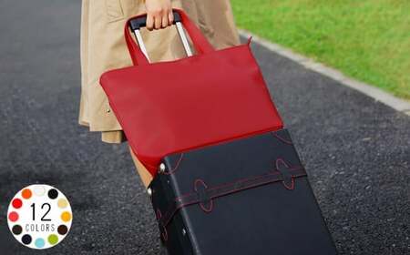 PVCレザーキャリーオンバッグ「with」(オレンジ) No.256-11