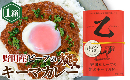 野田産ビーフの贅沢キーマカレー