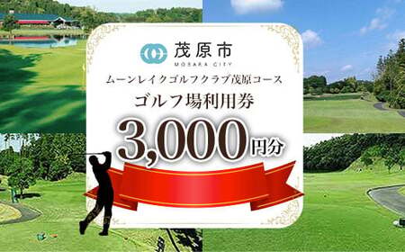 ムーンレイクゴルフクラブ ゴルフ場利用券(3,000円分×1枚)