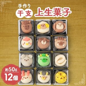 かわいくて美味しい!干支上生菓子 12個入り_菓子・スイーツ 和菓子 _[配送不可地域:離島]