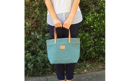 日本製 トート 小サイズ ブルー （パラフィン帆布） 牛革 ﾊﾞｯｸﾞ ﾊﾞｯｸﾞ ﾊﾞｯｸﾞ ﾊﾞｯｸﾞ ﾊﾞｯｸﾞ 鞄 鞄 鞄 鞄 鞄