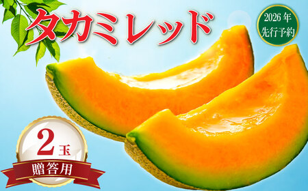 [2026年 先行予約 ]贈答用 貴味メロン 赤肉 2玉 メロン メロン メロン メロン メロン メロン メロン メロン