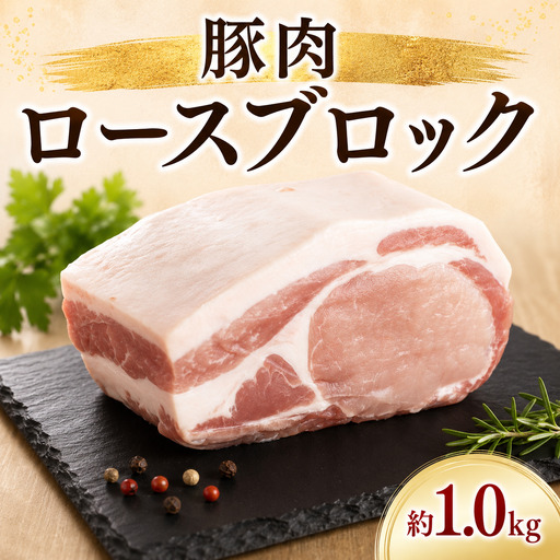 豚肉 ブロック ロース 1kg 豚肉ロースブロック