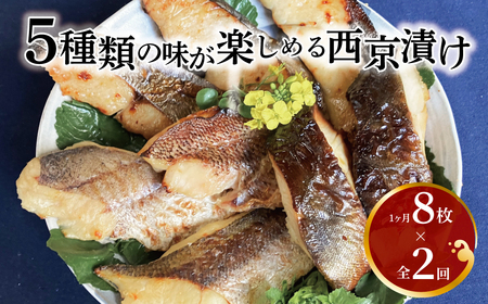 [定期便]西京漬けミックス盛 little & 一花 [ 魚 西京焼き 西京漬け 切り身 詰め合わせ セット 人気 おすすめ 銀サワラ サワラ 鰆 銀ヒラス メバル ホッケ 銀鱈 タラ 冷凍 焼き魚 フライパン 簡単調理 おかず お弁当 ご飯のお供 魚 焼 西京漬 ]