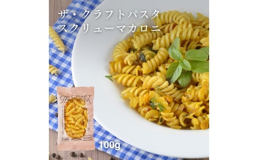 ザ・クラフトパスタ スクリューマカロニ 100g×24袋[ 人気 マカロニ もちもち モチモチ 乾麺 麺 国産 イタリアン料理 セット ランチ トマトソース スープ グラタン サラダ 自宅用 保存食 長期保存 ]