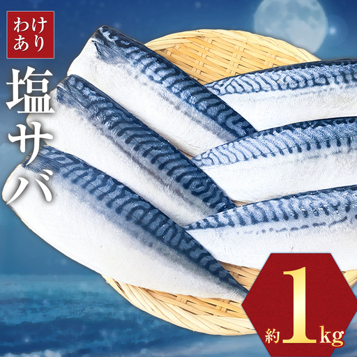訳あり 塩サバ 1kg 西川 サバ [配送不可地域:離島]