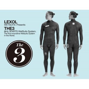 LEXOL WETSUITS 3パーツで構築された『THE3』フルスーツ:素材 X-SILL