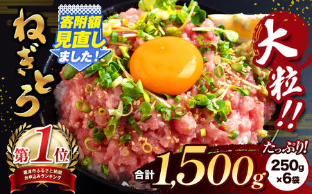 清幸丸水産 大人気！ねぎとろ（250g×6袋）合計1500g | ネギトロ トロ 鮪 マグロ なめらか まろやか ねぎとろ 丼 手巻き 寿司 ネギトロ 丼 千葉県 君津市 君津 きみつ 