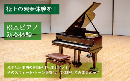 3時間ピアノ演奏体験 〜中ホールで「松本ピアノ」を弾く〜 | イベント チケット 体験チケット 松本ピアノ ベビーグランドピアノ ピアノ ぴあの 演奏 希少 レア 君津市民文化ホール 千葉県 君津市